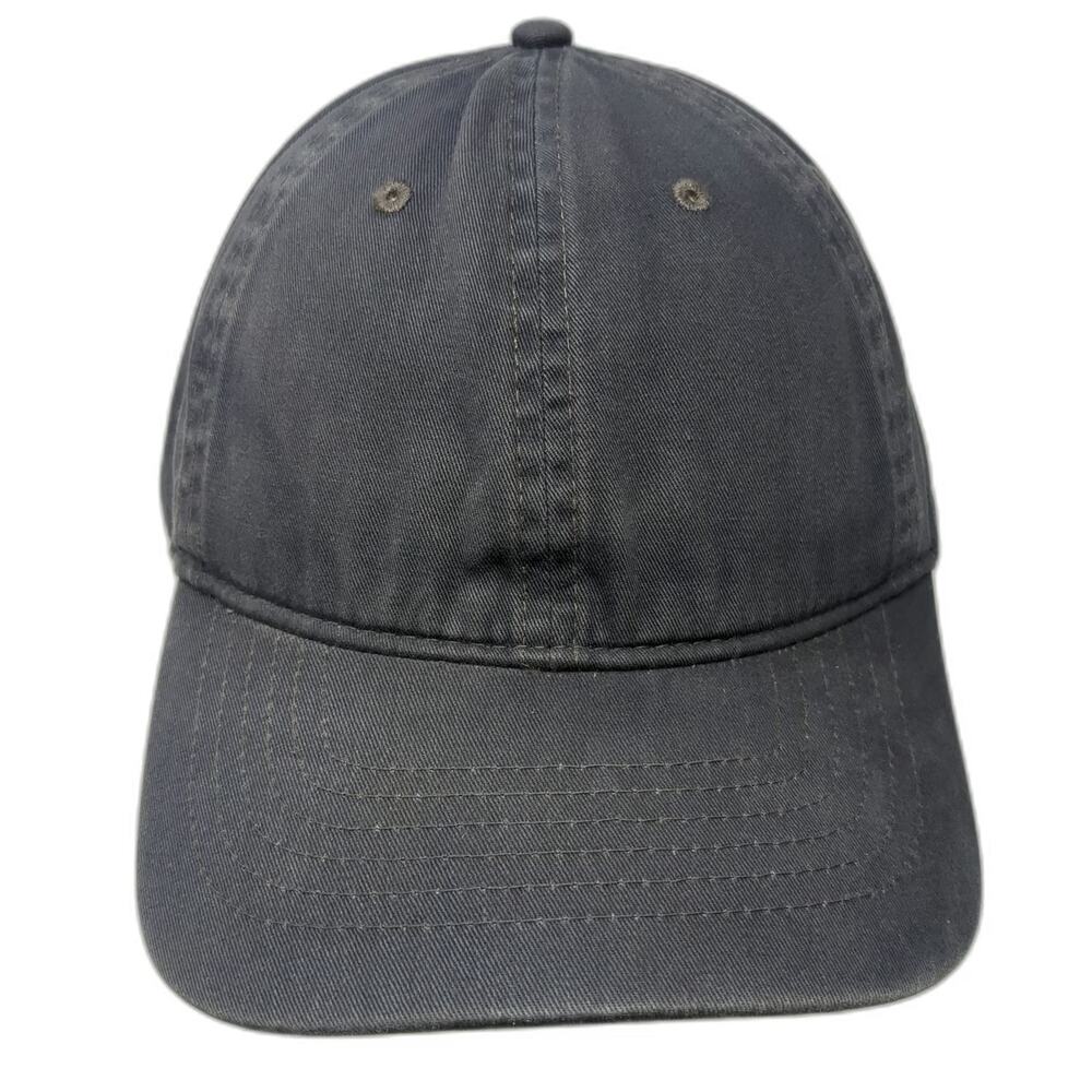 George Baseball Cap Gray One Size Slideback Adjustable Blank Cotton Hat